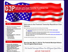 Tablet Screenshot of freeholdrepublicans.org